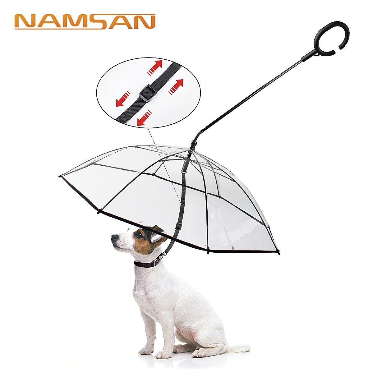 Transparent Pet Dog Umbrella
