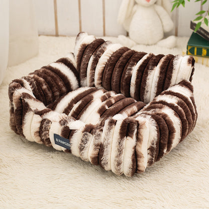 Large Plush Pet Sofa Bed – Cozy & Comfortable Dog and Cat Bed