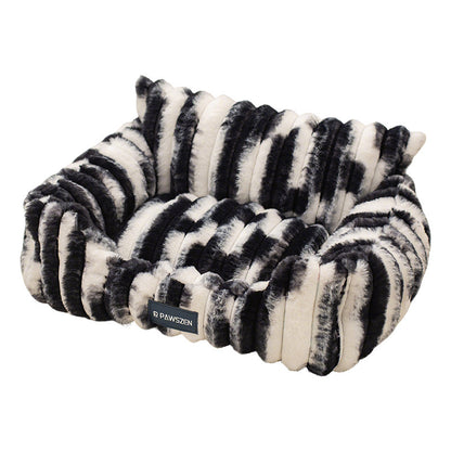 Large Plush Pet Sofa Bed – Cozy & Comfortable Dog and Cat Bed