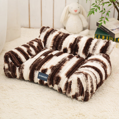 Large Plush Pet Sofa Bed – Cozy & Comfortable Dog and Cat Bed