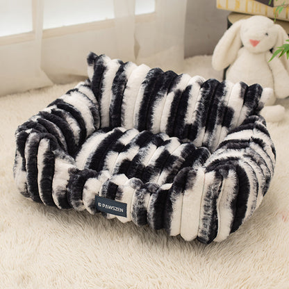 Large Plush Pet Sofa Bed – Cozy & Comfortable Dog and Cat Bed