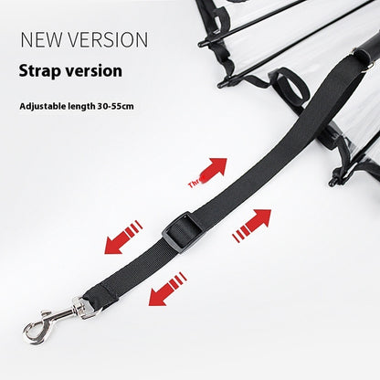 Transparent Pet Dog Umbrella